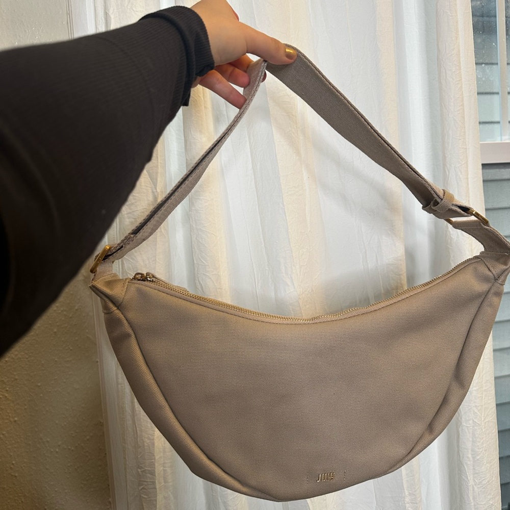 July Sander Taupe Shoulder Bag